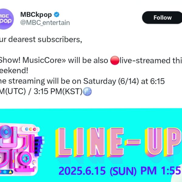 Music Core & Inkigayo updated live voting schedule