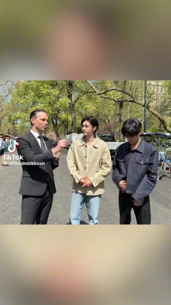250511 Nick Kosir Tiktok: Sunghoon & Jake