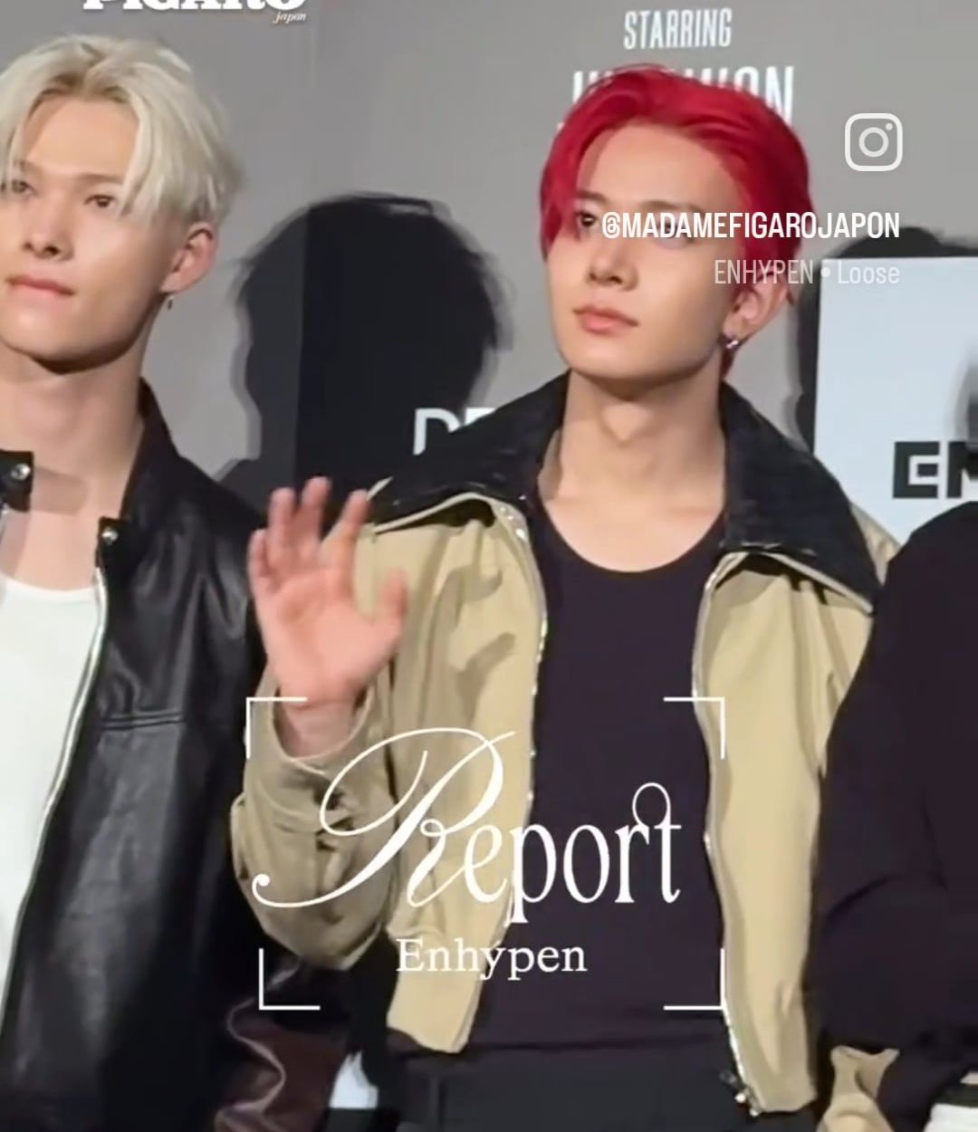 250527 Madamefigarojapon Instagram: ENHYPEN @ Desire Concept Cinema Premiere Japan
