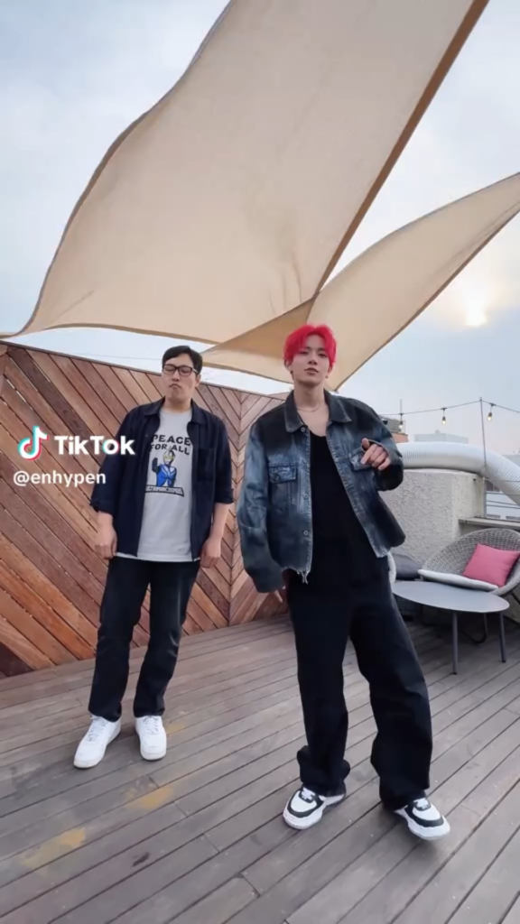 250628 Tiktok: Heeseung & Jay with Kim Poong @ Bad Desire