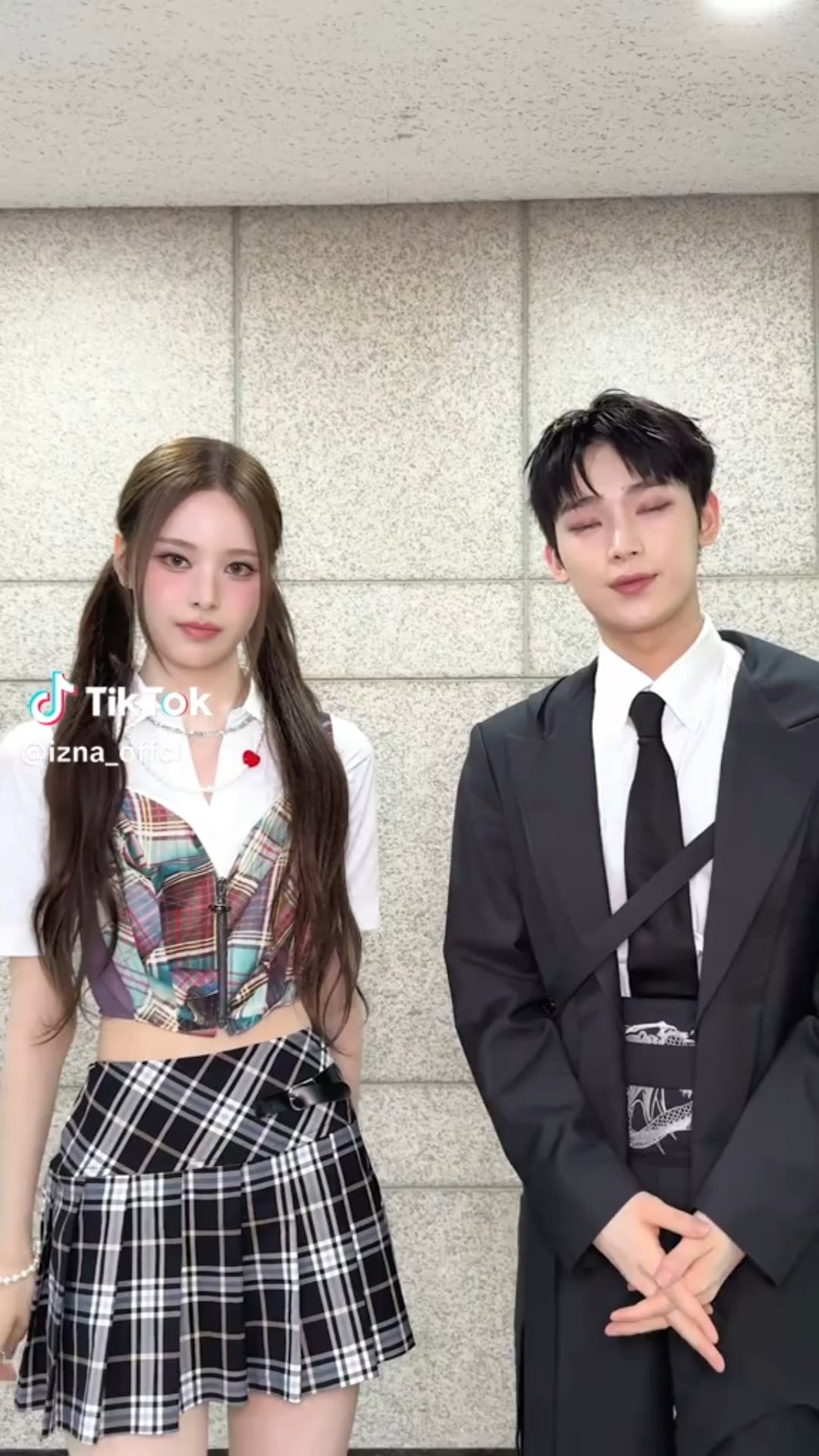 250618 IZNA Tiktok: Bang Jeemin with Sunoo @ Beep