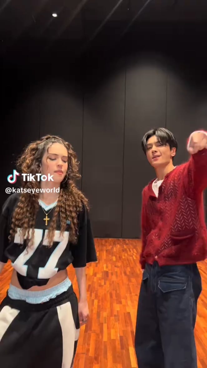 250502 Katseye Tiktok: Daniela with Jay