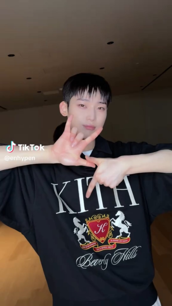 250609 Tiktok: Sunoo with TWS Jihoon @ Bad Desire