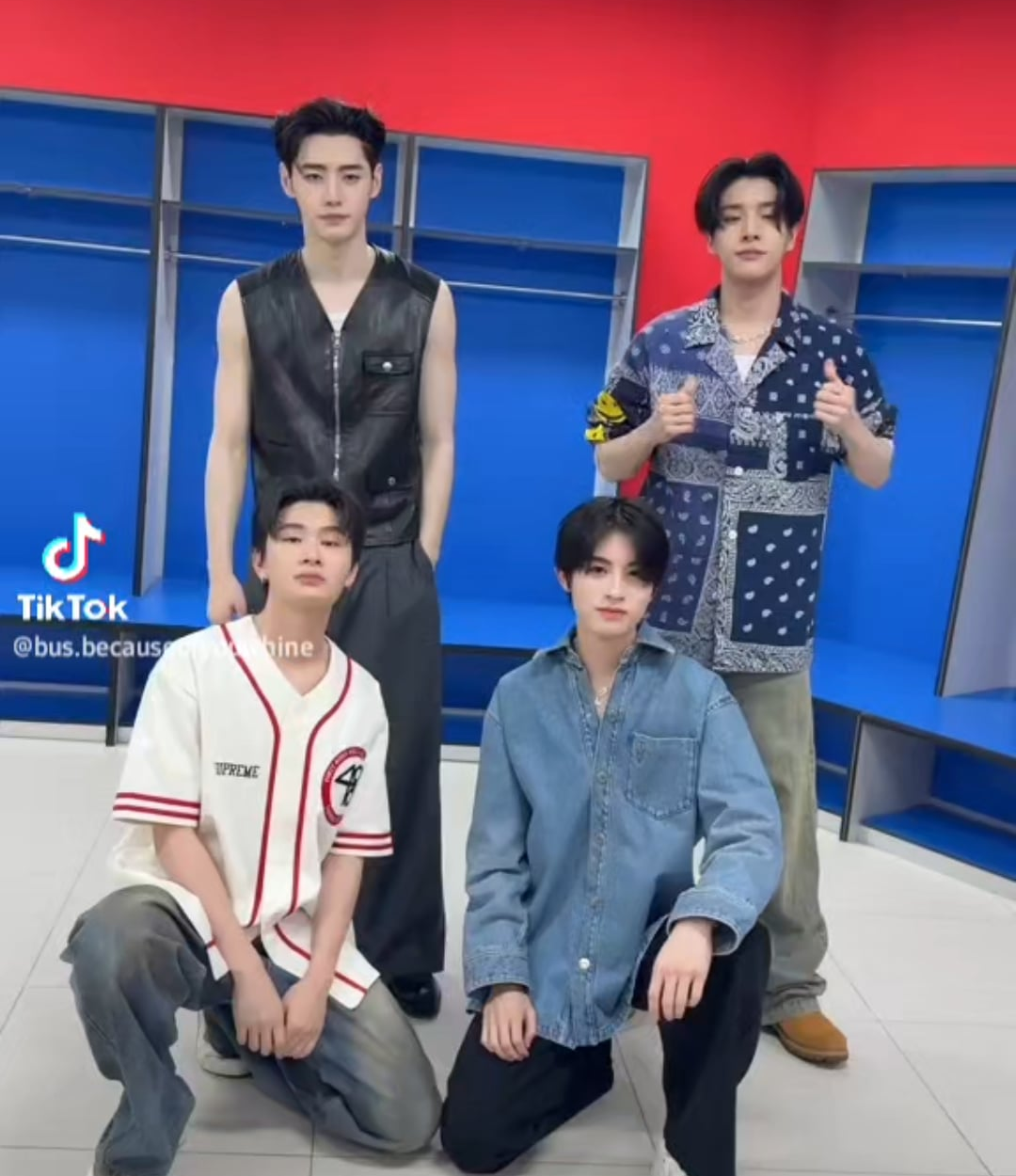 250627 BUS Tiktok: Thai & Aa with Sunghoon & Jake @ Bow Wow