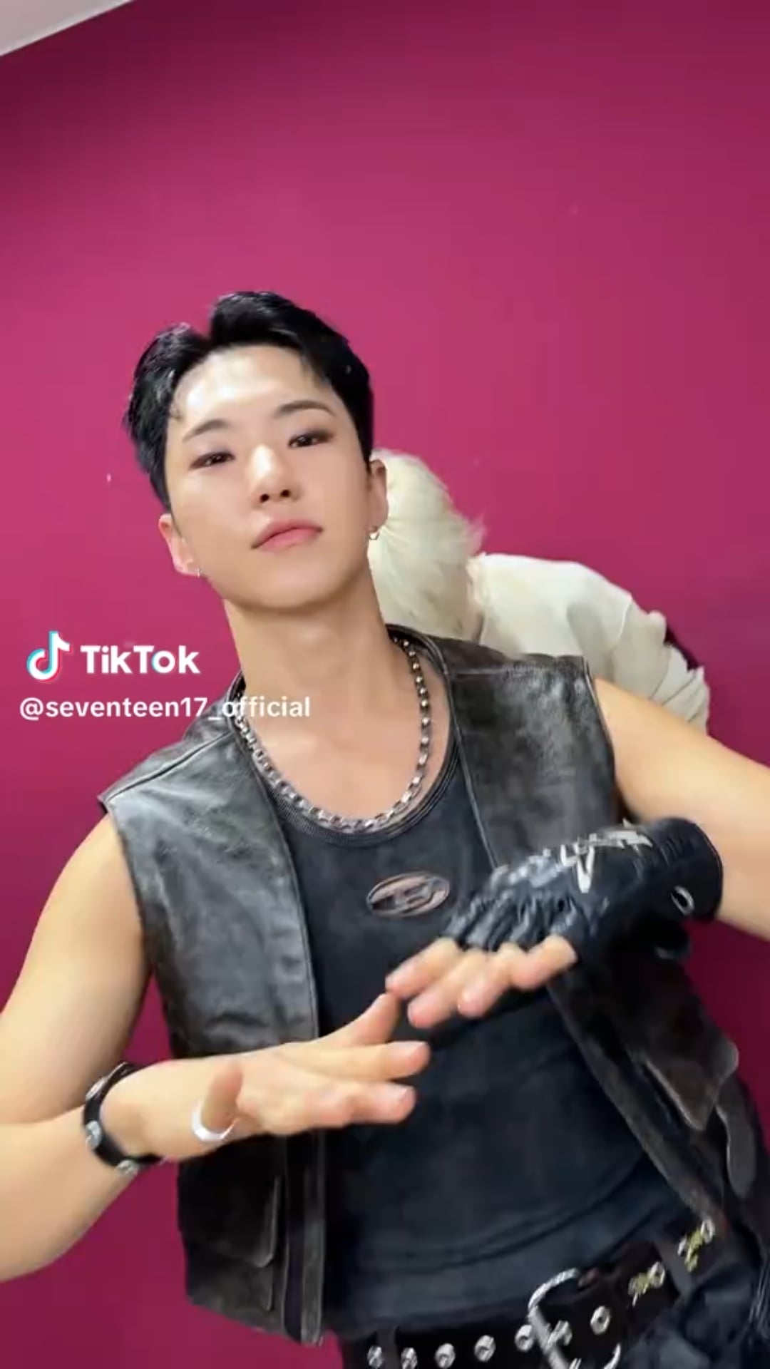 250607 SEVENTEEN Tiktok: Hoshi with Ni-ki @ Thunder