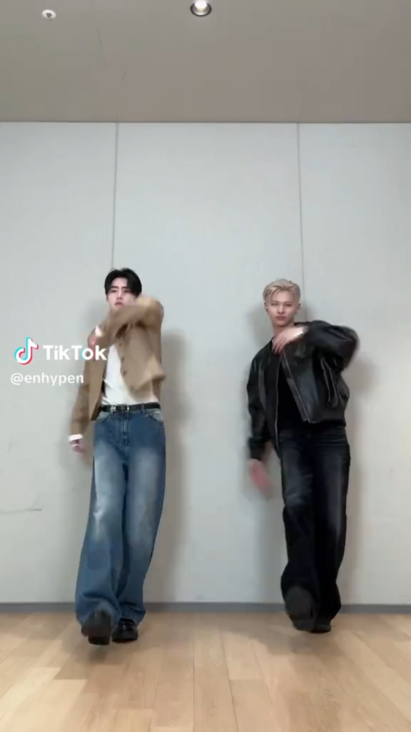250530 Tiktok: Sunghoon, Ni-ki, Sunoo @ Bad Desire