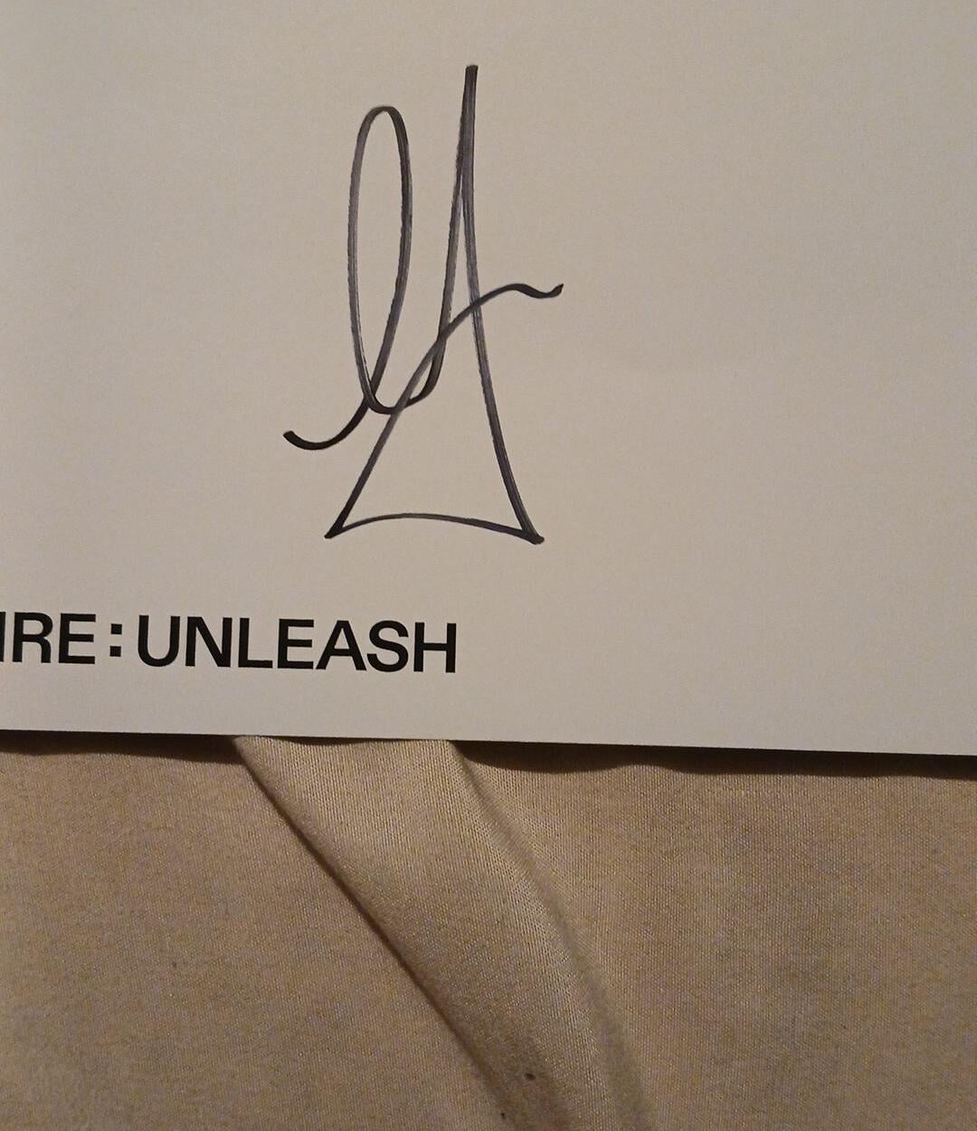 Whose signature is this?