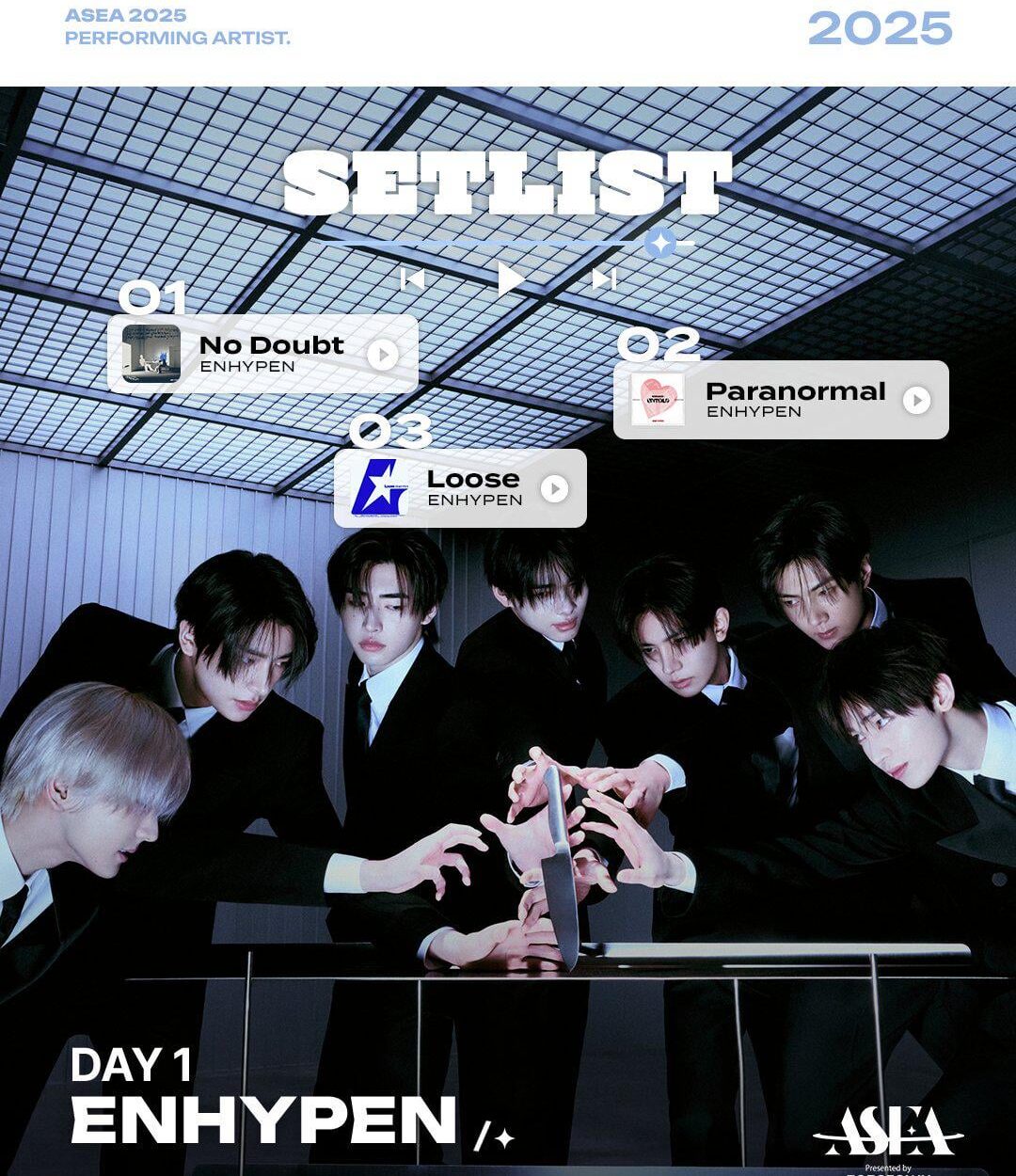 250523 asea_official Twitter: ENHYPEN ASEA 2025 Stage Spoiler