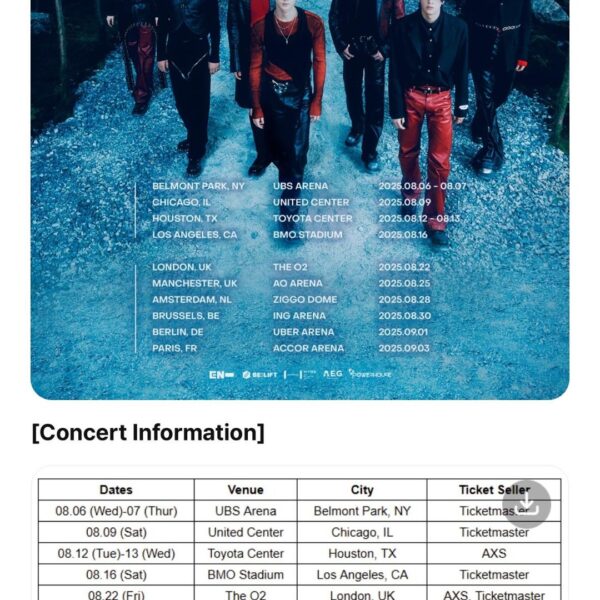 WTL Tour Additional Dates