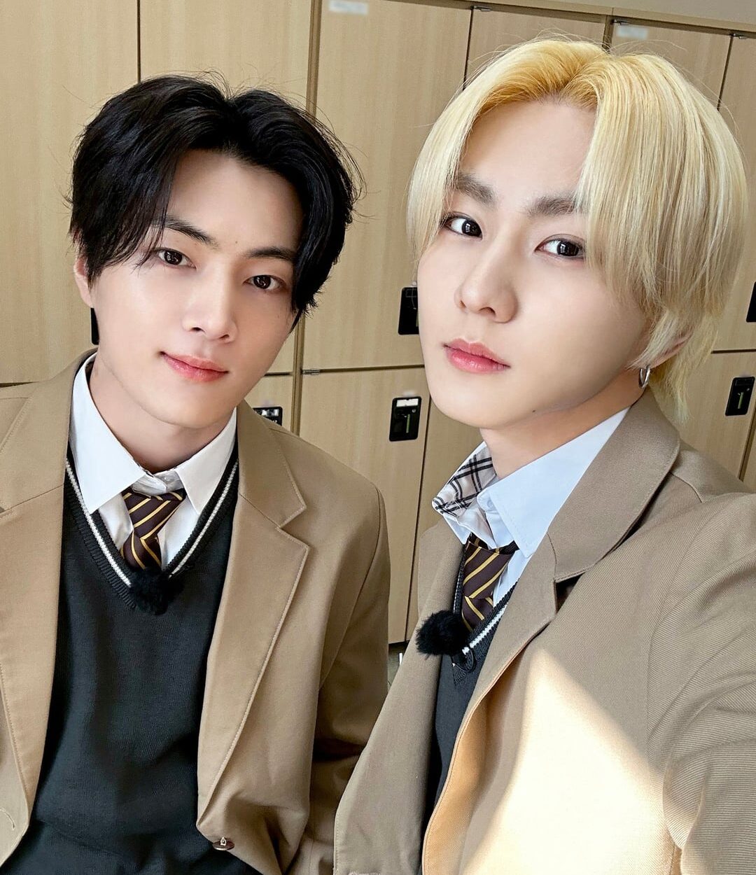 250429 ENHYPEN OFFICIAL Twitter: Jungwon & Jay @ Run Jin