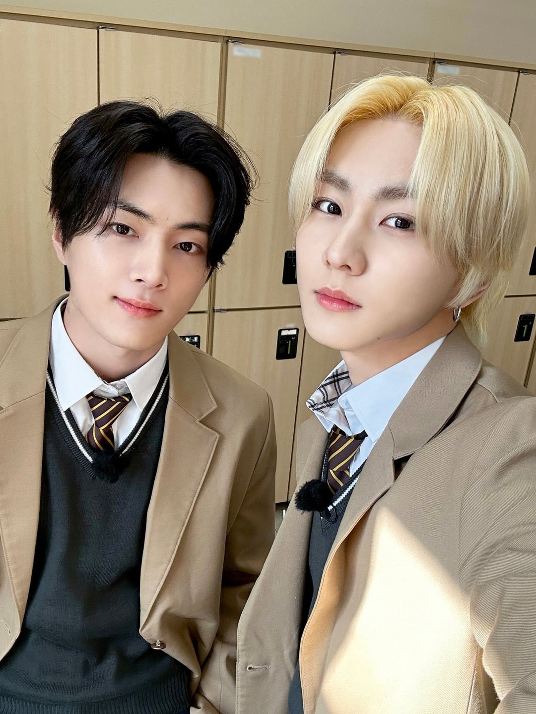 250429 ENHYPEN OFFICIAL Twitter: Jungwon & Jay @ Run Jin