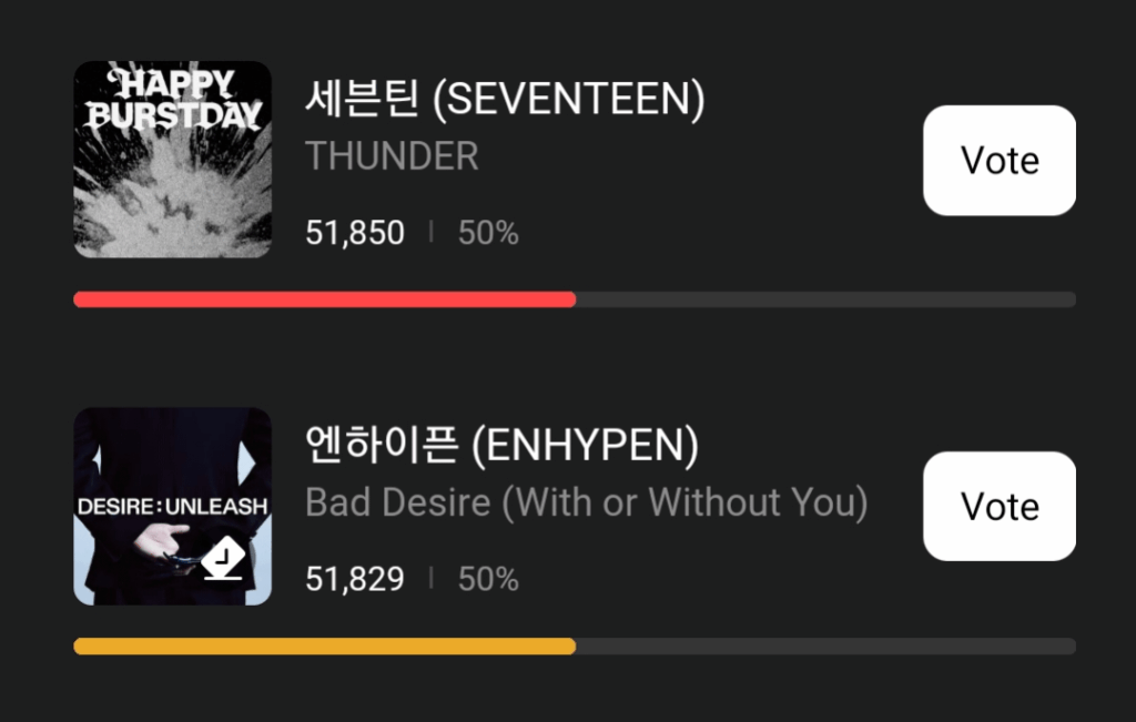 ENGENES I LOVE YOU PLEASE VOTE WE'RE SOOO CLOSEE 😭😭😭 🫂LET'S GIVE ENHA THEIR FIRST INKIGAYO WIN 🏆