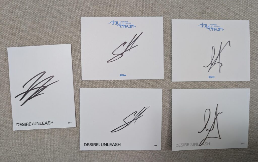 Sunghoon and Heeseung Signature Magnet