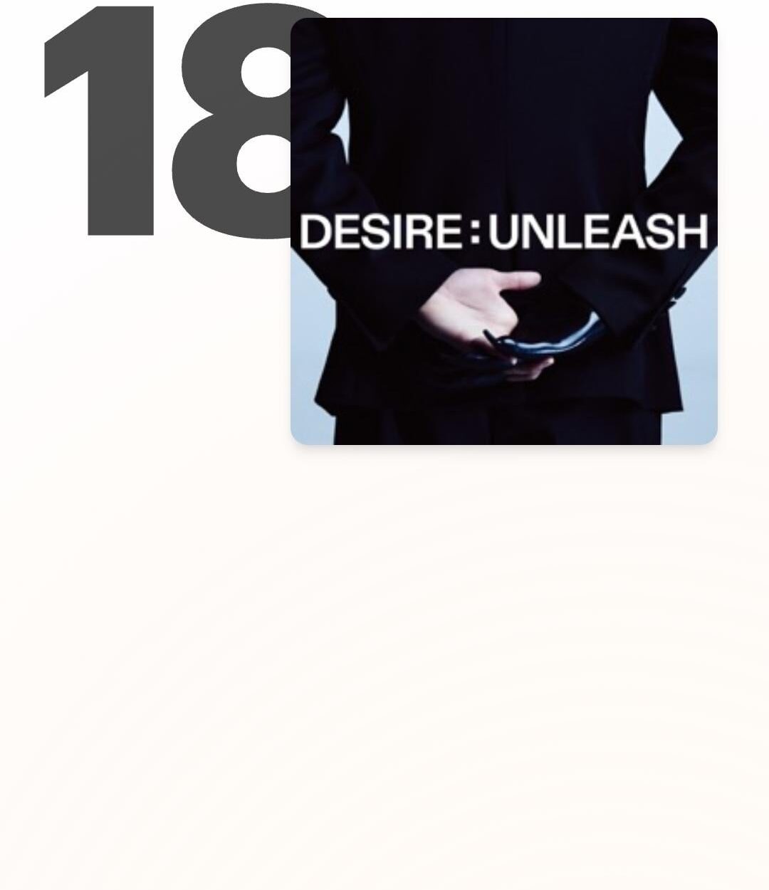 250611 Bad Desire lands at #18 on this week's UK Trending chart