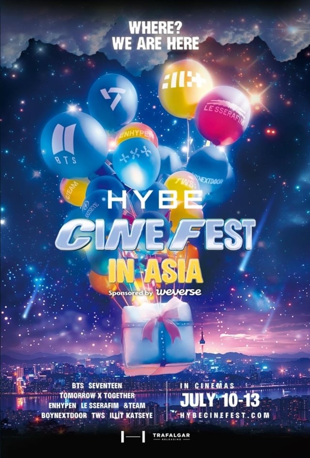 250528 HYBE CINE FEST in Asia announced including ENHYPEN's Fate Tour