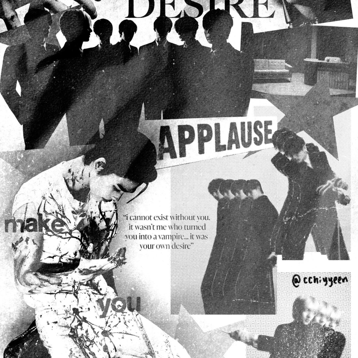 desire unleash graphic poster (made by me!!!)