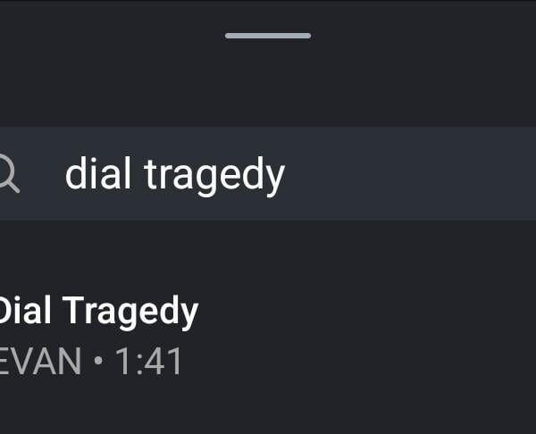 dial tragedy