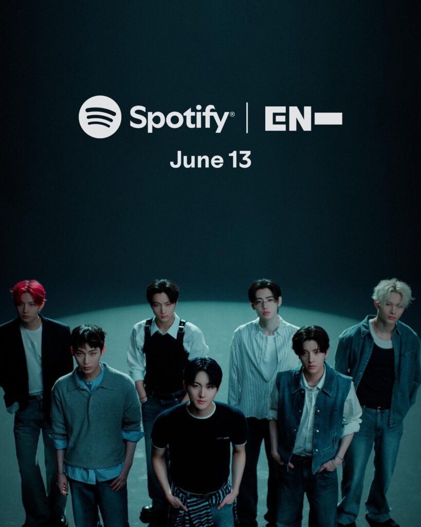 250609 Spotify K-Pop Twitter: ENHYPEN Loose (Korean Ver.) Performance coming on June 13