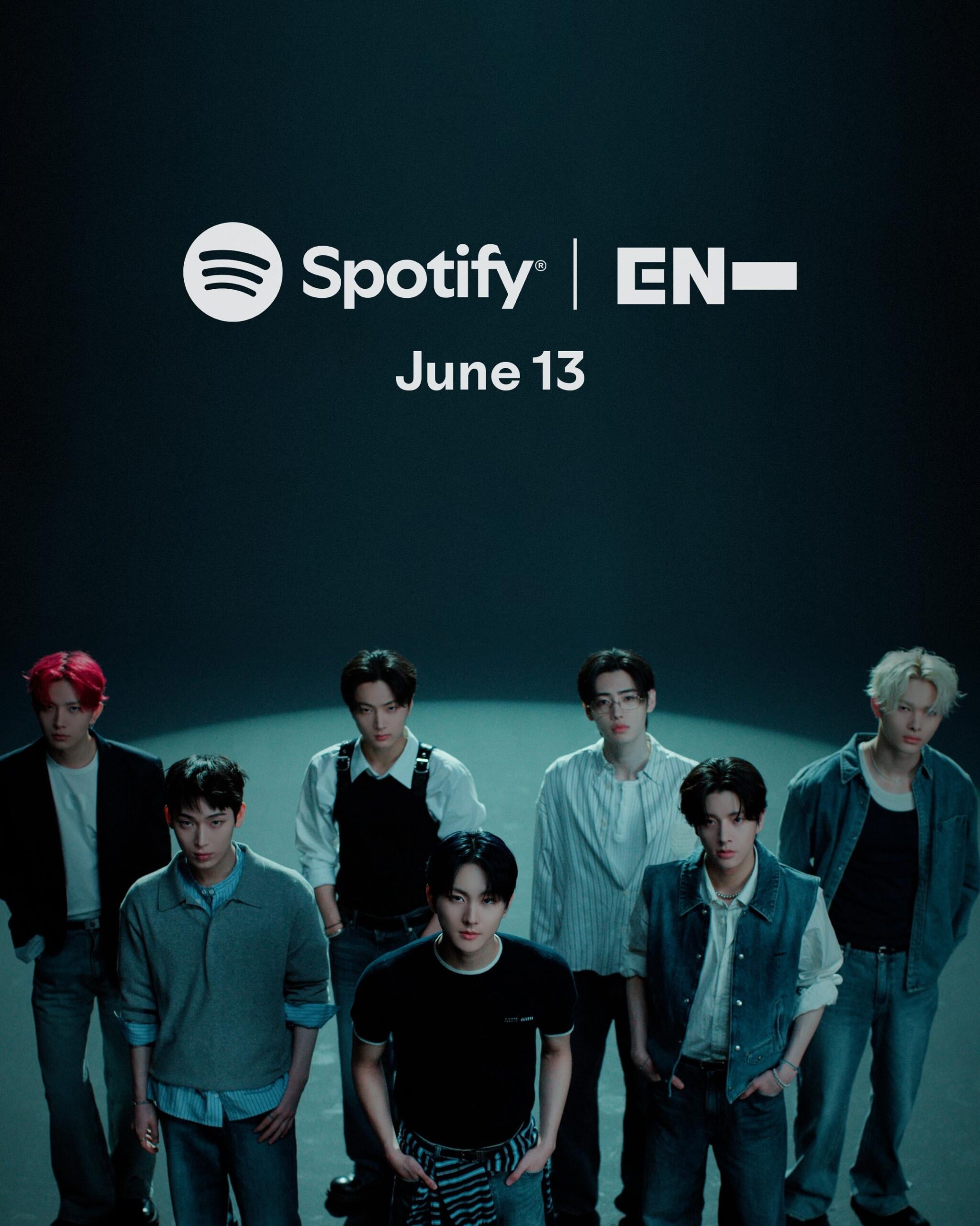 250609 Spotify K-Pop Twitter: ENHYPEN Loose (Korean Ver.) Performance coming on June 13