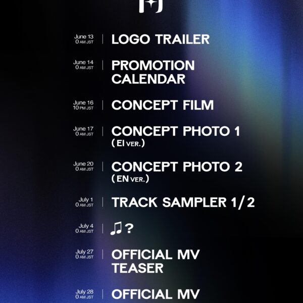 250614 ENHYPEN JAPAN 4th SINGLE '宵 -YOI-' Promotion Calendar