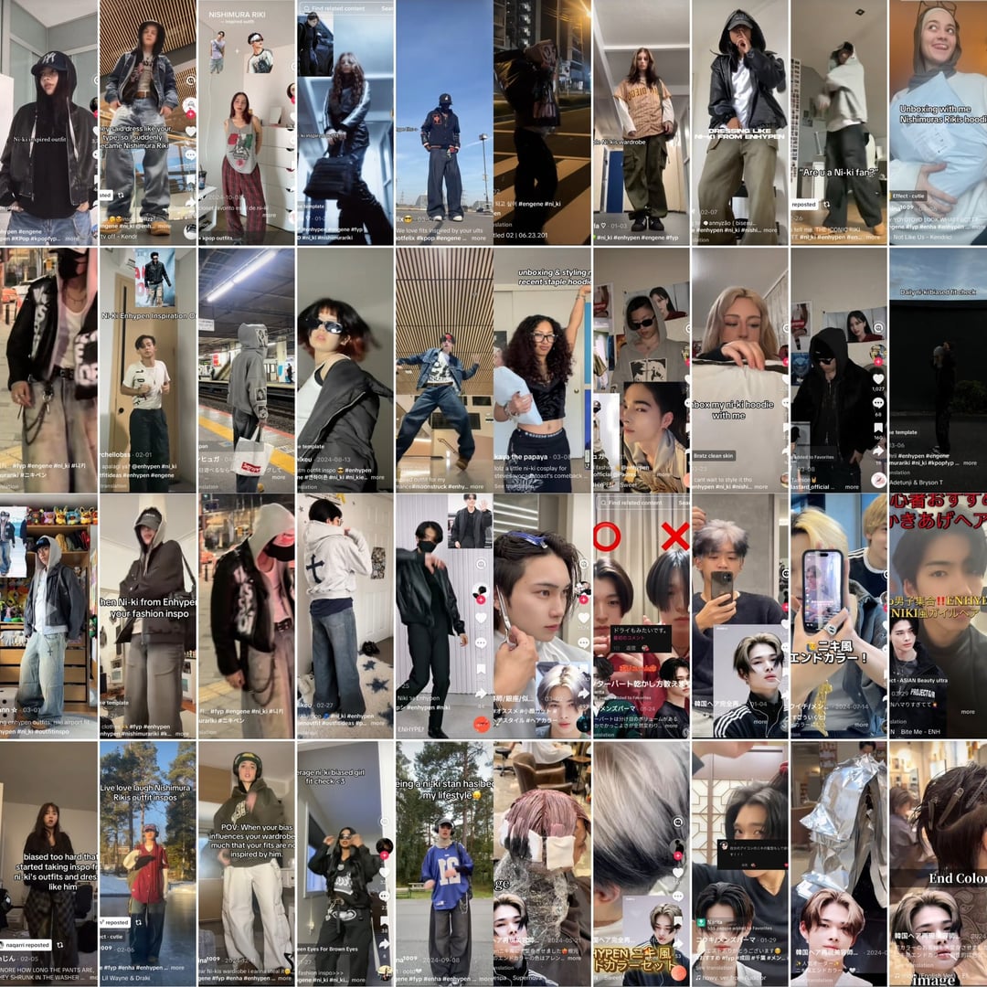 "Ni-ki core" fashion style has an influence on the Japanese MZgen.