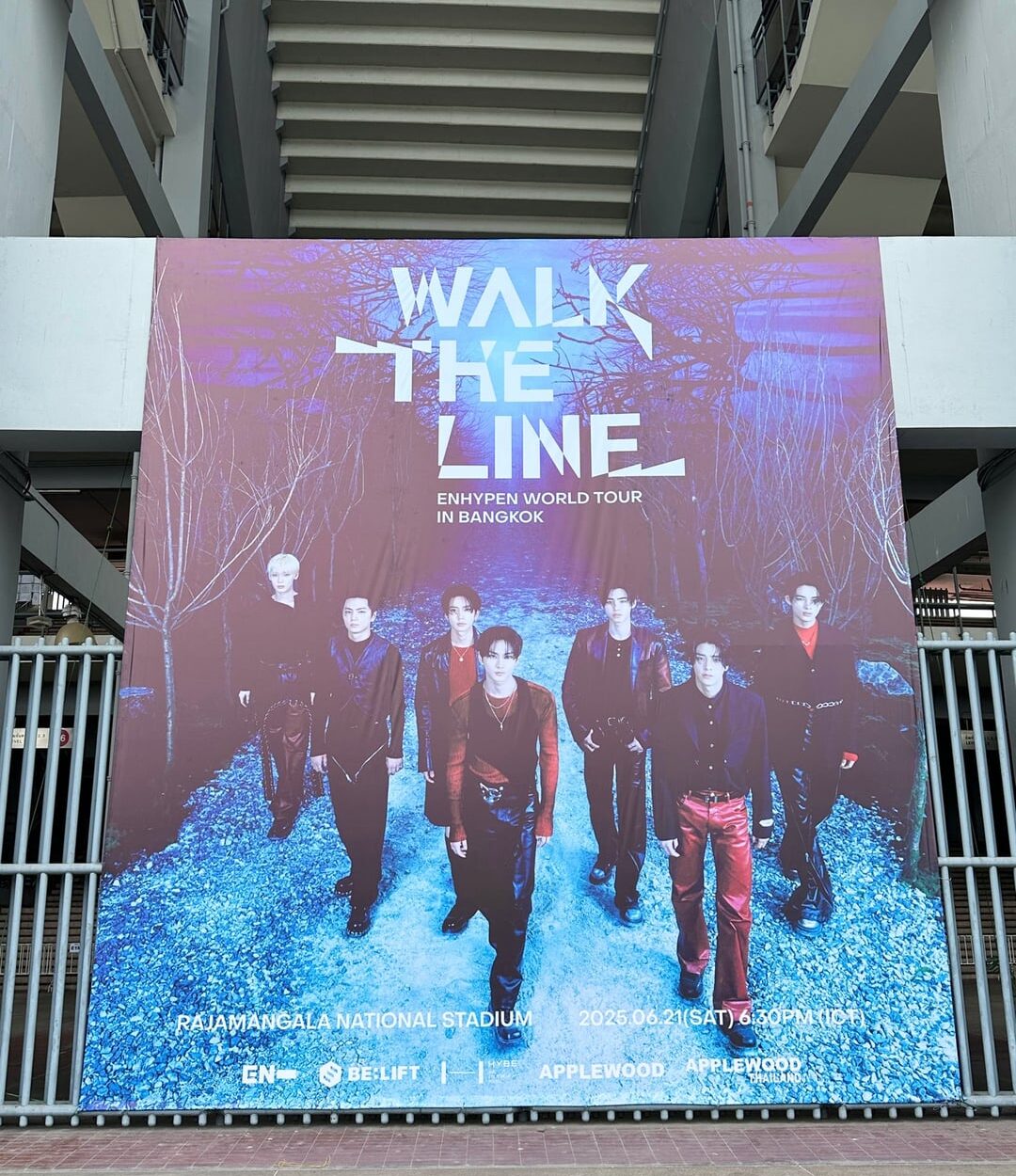 250621 Twitter: ENHYPEN OFFICIAL @ WALK THE LINE IN BANGKOK D-Day