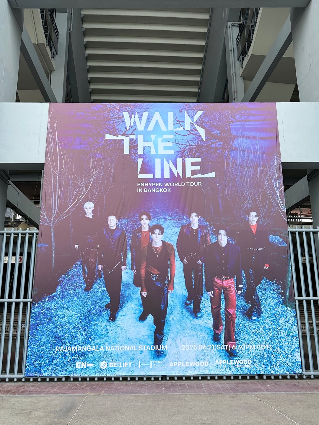 250621 Twitter: ENHYPEN OFFICIAL @ WALK THE LINE IN BANGKOK D-Day