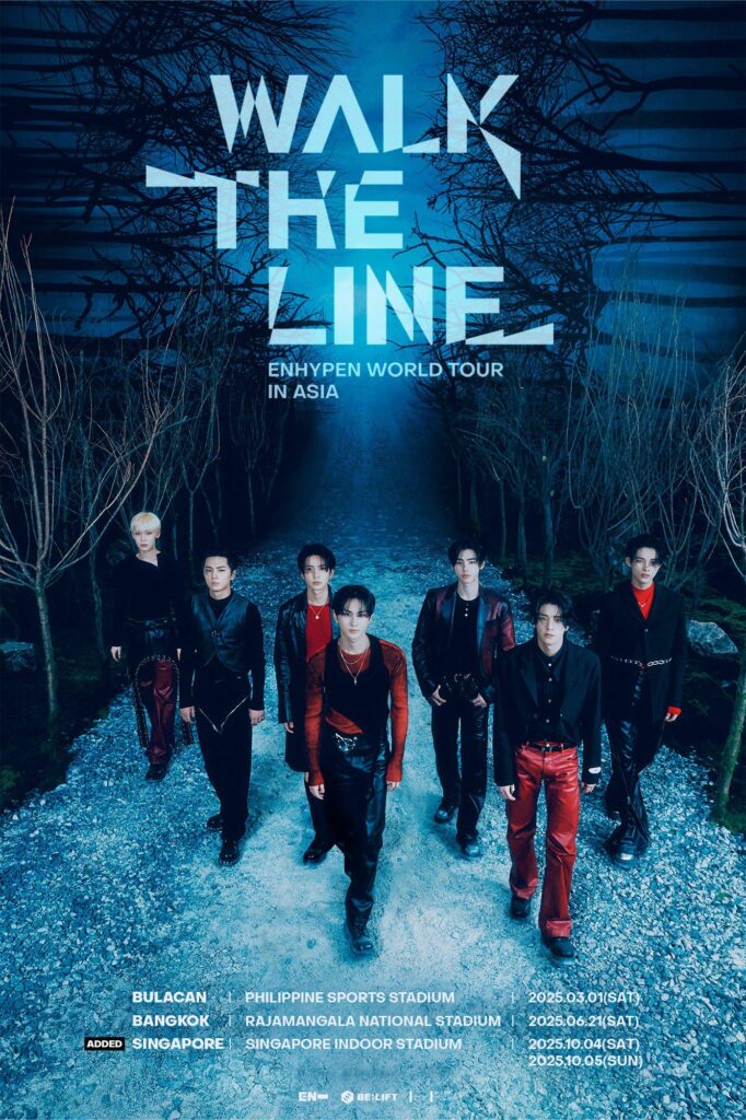 250702 Additional Show in Singapore for “ENHYPEN WORLD TOUR ‘WALK THE LINE’ IN ASIA”