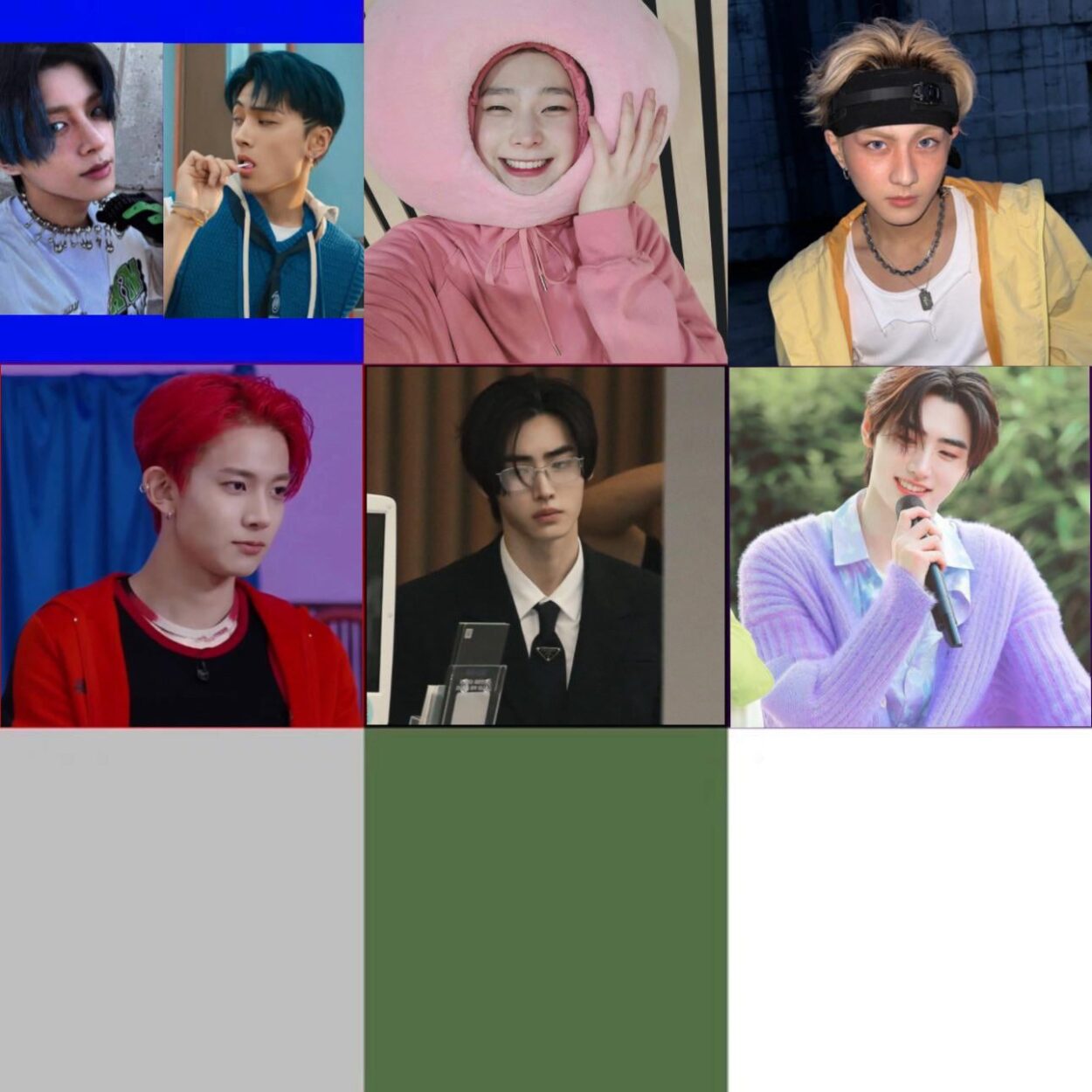 Which member has the most iconic gray look?