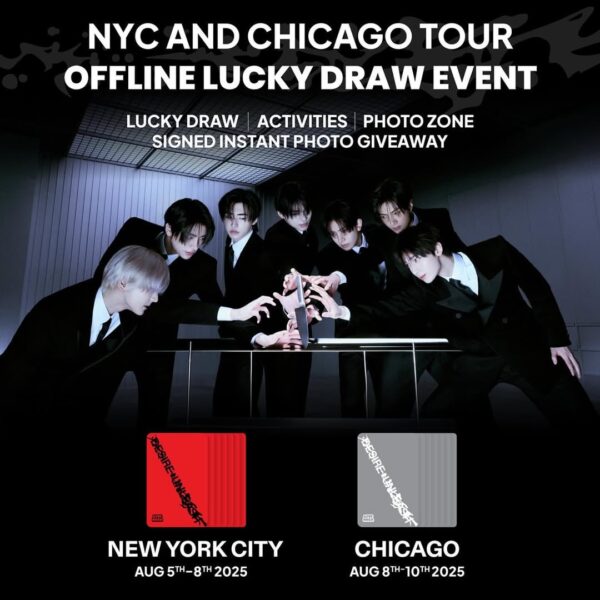 250731 KPOP NARA ENHYPEN Lucky Draw Event in NYC & Chicago
