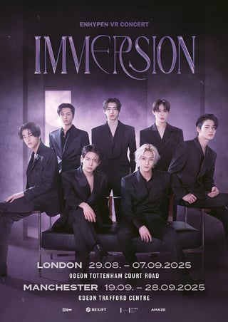250725 ENHYPEN VR CONCERT : IMMERSION EU & U.S. Ticket sales & Info