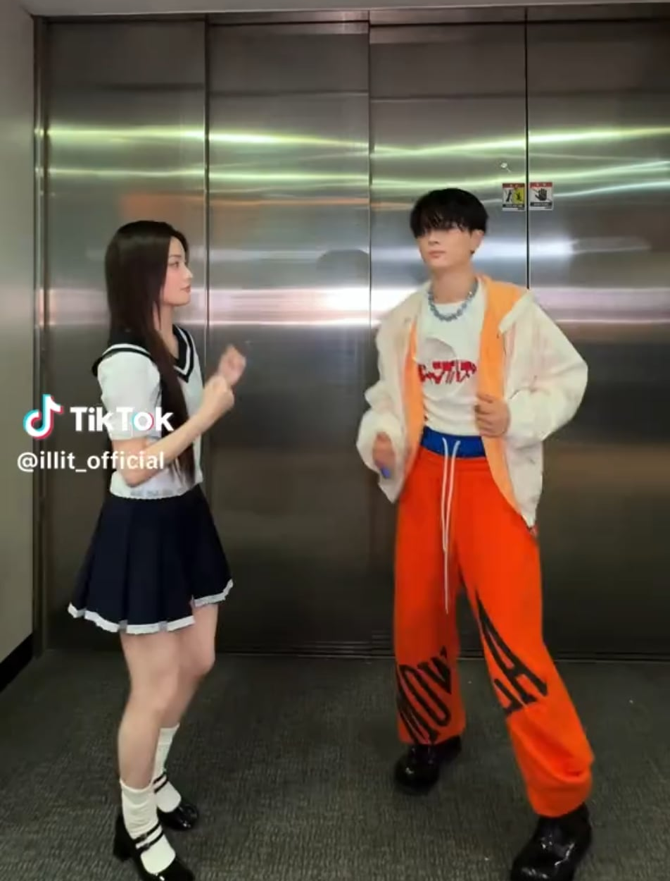 250712 ILLIT TikTok with Jay @Jellyous