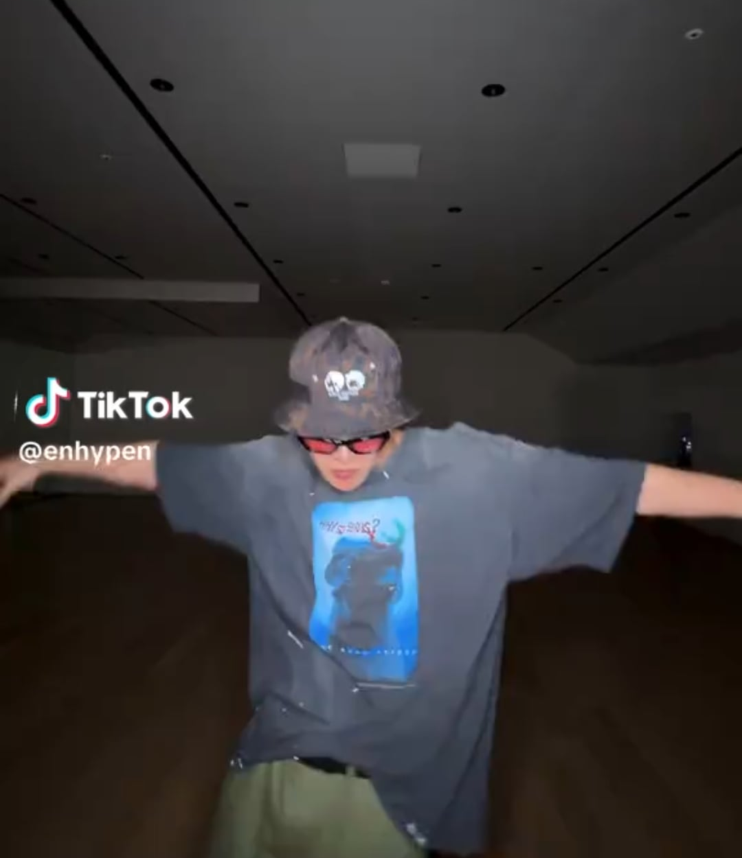 250702 Tiktok: Jake & Jungwon with BTS j-hope @ Outside