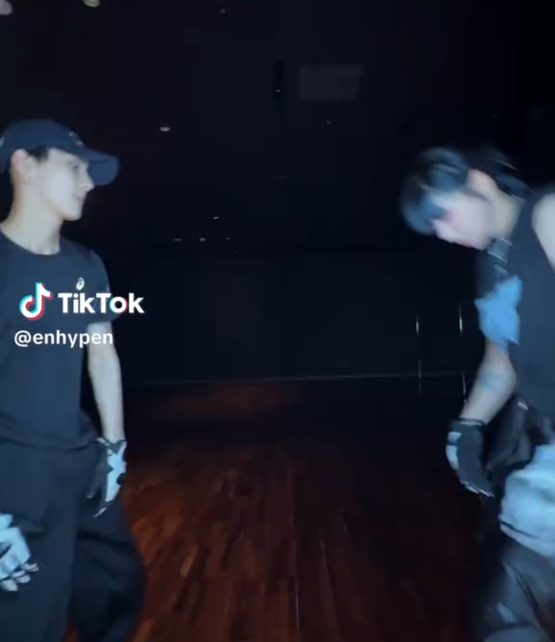 250703 Tiktok: Jungwon with Bada Lee @ Outside