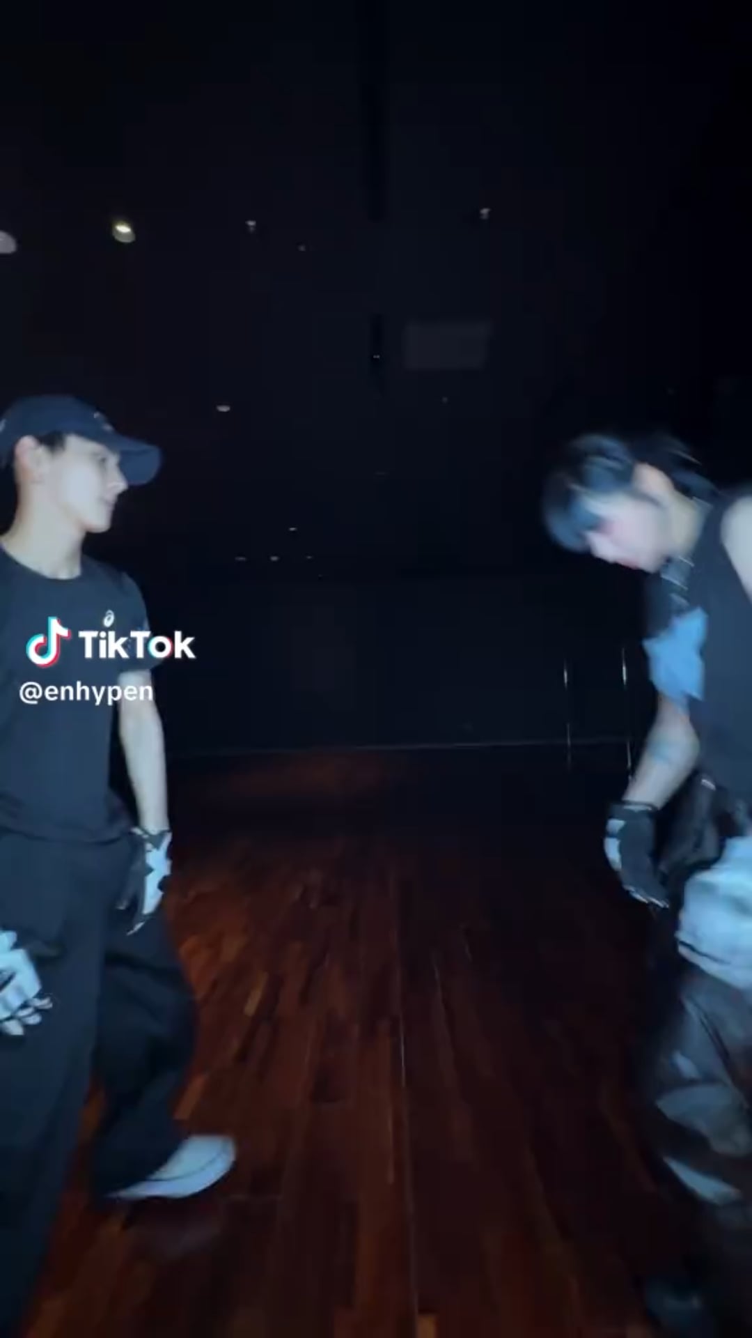 250703 Tiktok: Jungwon with Bada Lee @ Outside