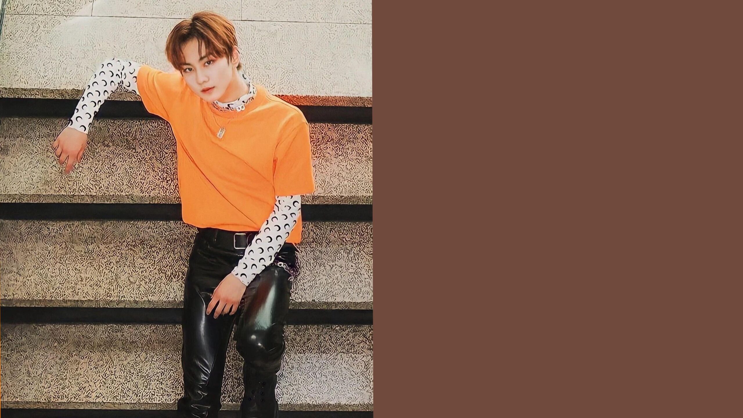 Which member has the most iconic brown look?