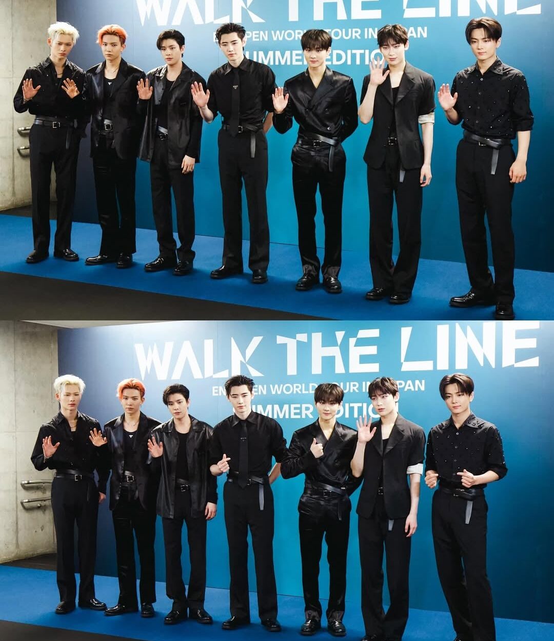 250706 ENHYPEN @ WALK THE LINE IN JAPAN SUMMER EDITION Media Wall