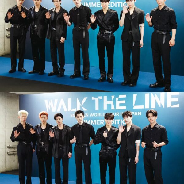 250706 ENHYPEN @ WALK THE LINE IN JAPAN SUMMER EDITION Media Wall