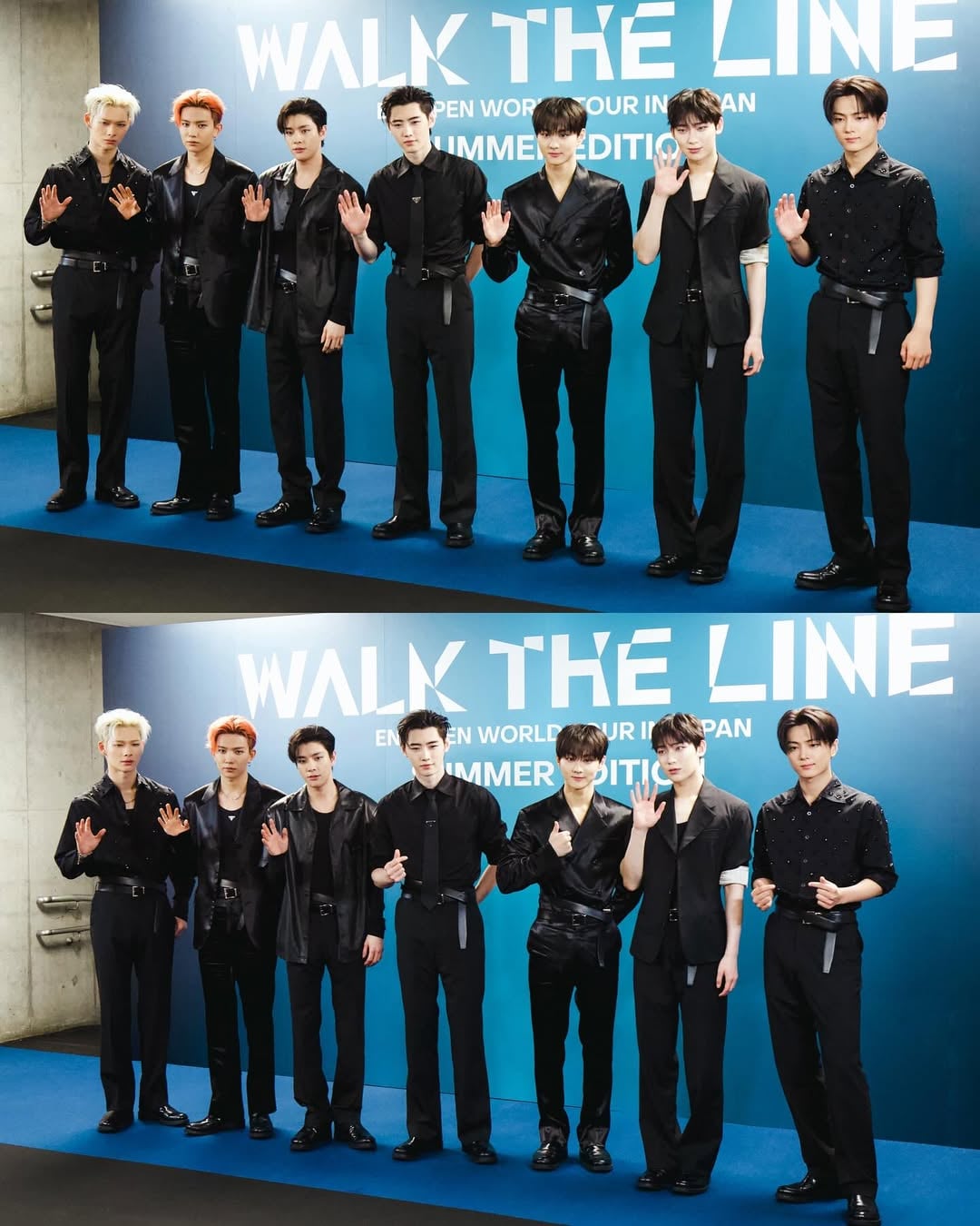 250706 ENHYPEN @ WALK THE LINE IN JAPAN SUMMER EDITION Media Wall