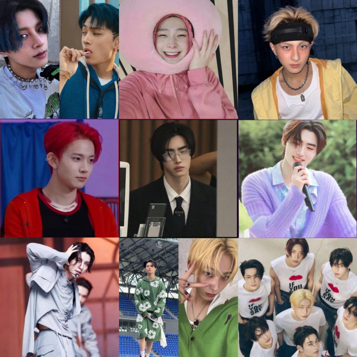 Which member has the most iconic _ look?