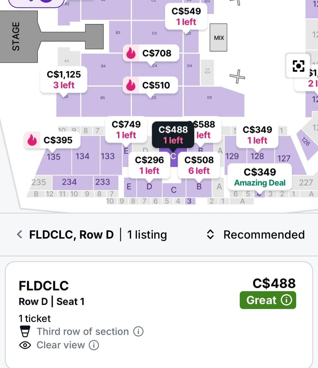 LA concert Need Help