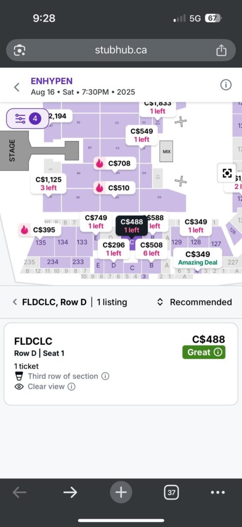 LA concert Need Help