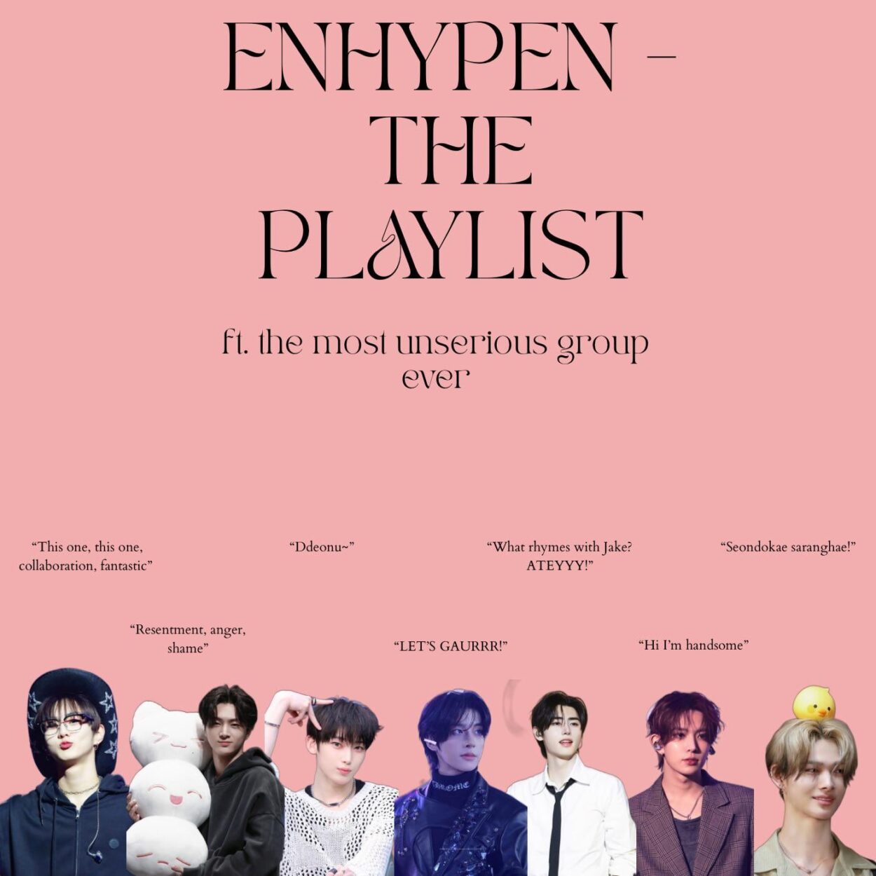 POV my ENHYPEN playlist cover art