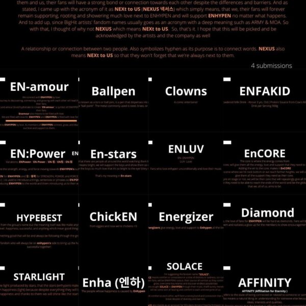 Fandom name