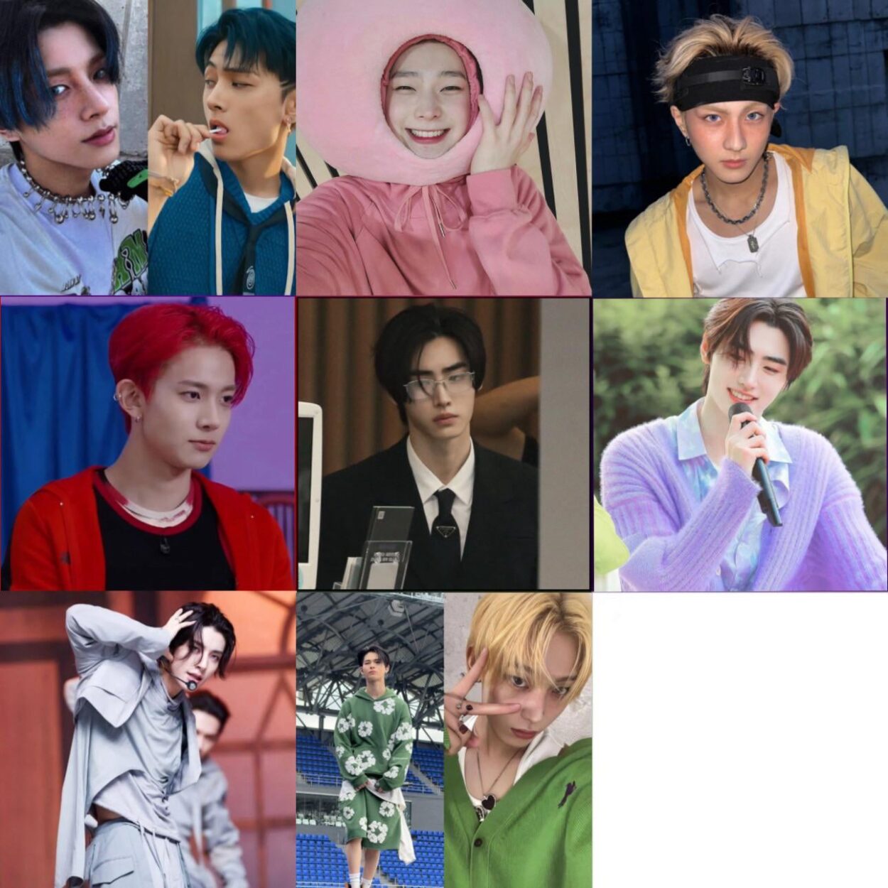 Which member has the most iconic white look?