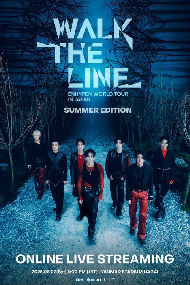 250717 ENHYPEN WORLD TOUR ‘WALK THE LINE’ IN JAPAN -SUMMER EDITION- Online Live Streaming Ticket Information