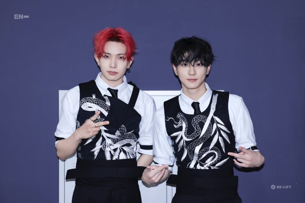 250728 [🎞️EN-CORE] 6th Mini Album <DESIRE : UNLEASH> MUSIC SHOW BEHIND PHOTO @ HEESEUNG & JUNGWON