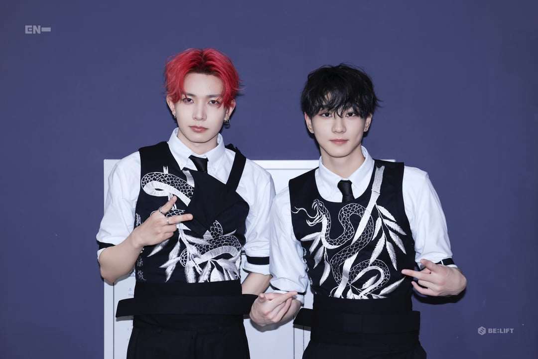 250728 [🎞️EN-CORE] 6th Mini Album <DESIRE : UNLEASH> MUSIC SHOW BEHIND PHOTO @ HEESEUNG & JUNGWON