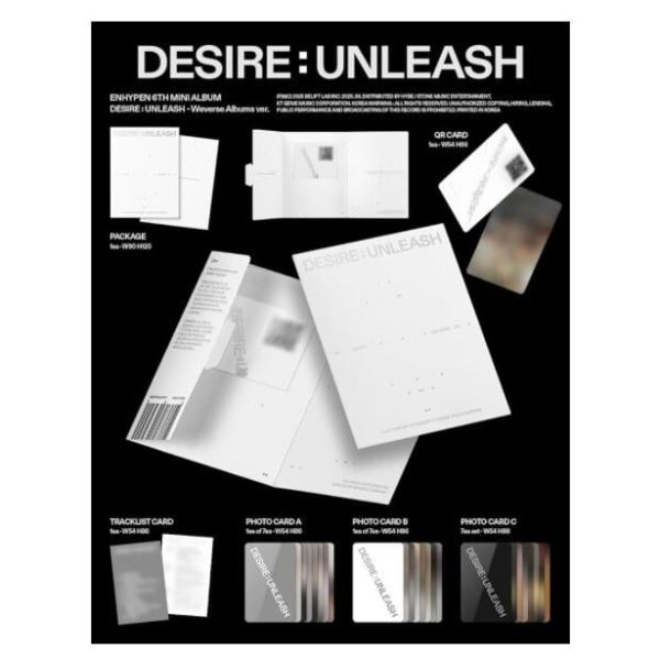 How much does the Weverse version album weigh?