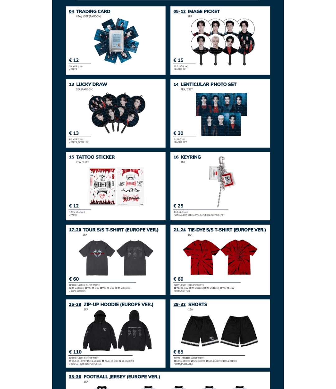 250827 On-Site Sales of “ENHYPEN WORLD TOUR ‘WALK THE LINE’ IN EUROPE” (BRUSSELS)